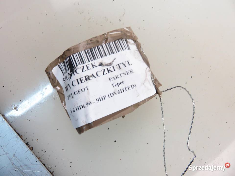 SILNICZEK WYCIERACZKI TYŁ PEUGEOT PARTNER Tepee