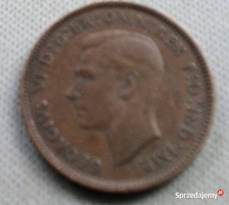 WIELKA BRYTANIAFARTHING1942 r PTAK mazowieckie