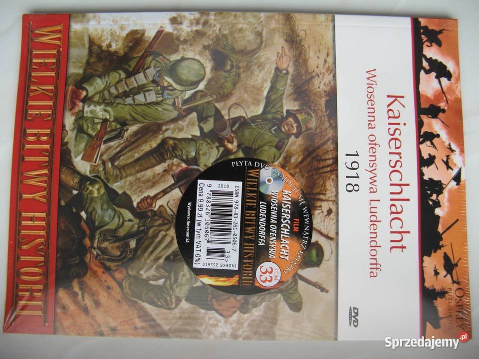 Osprey Kaiserschlacht 1918 książka film DVDNowa Rok wydania 2010 Poznań sprzedam