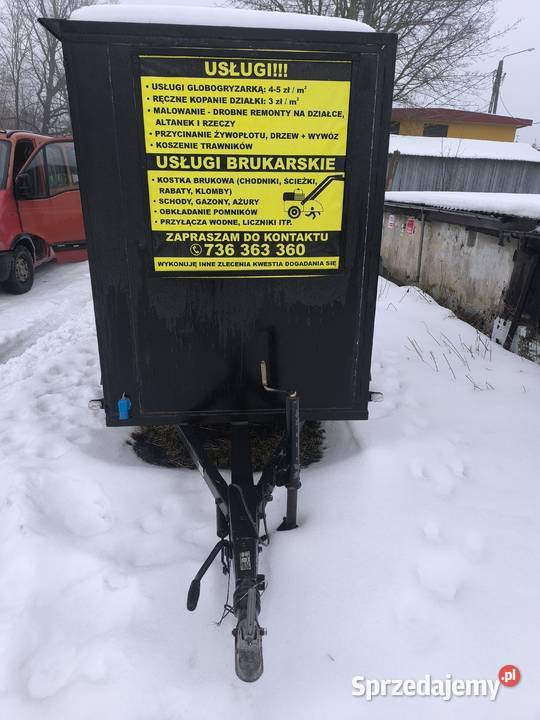 Przyczepka które ntener Lidzbark Warmiński