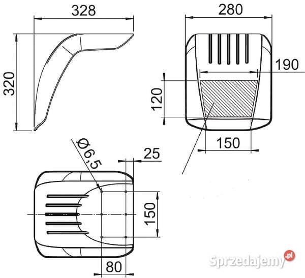 Błotnik HL280 1258634 małopolskie