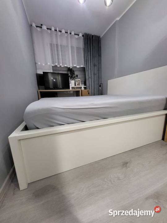 łóżko Malm 180x200 z pojemnikiem Ikea stan Łóżka śląskie Sosnowiec