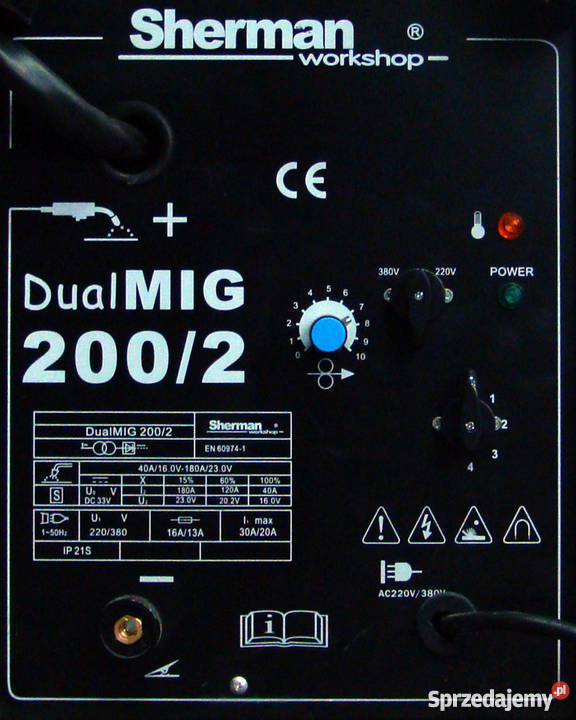 Przełącznik napięcia migomat spawarka 230400V Spawanie i zgrzewanie Sulechów