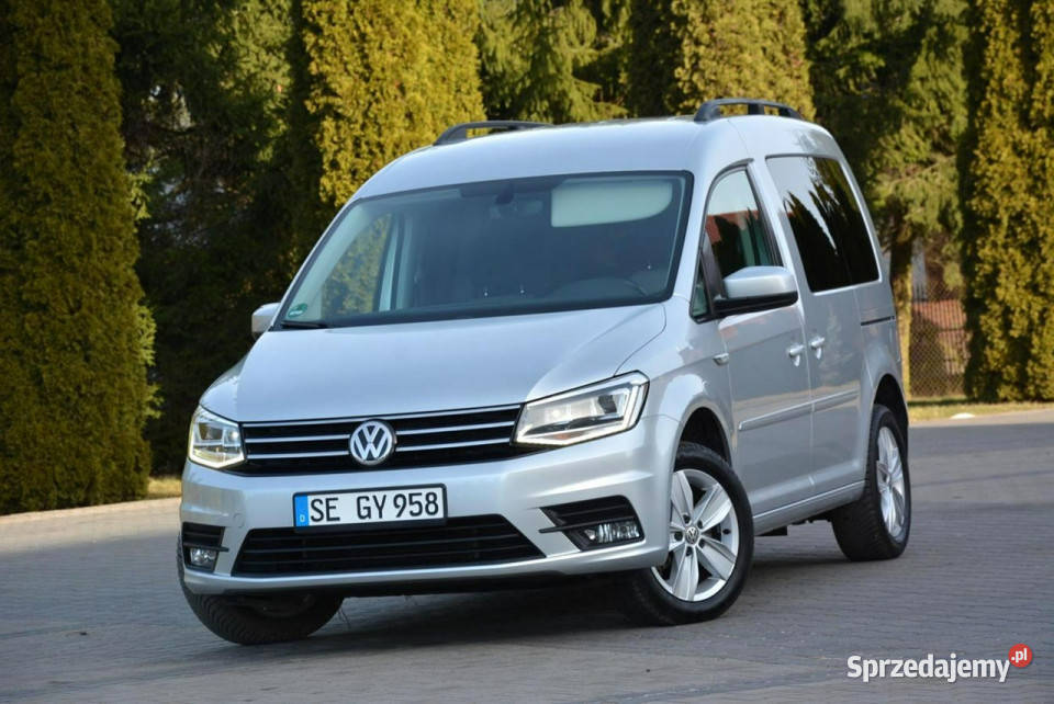 Volkswagen Caddy DSG Ledy Radar ACC Hak Kamera Ostrów Mazowiecka