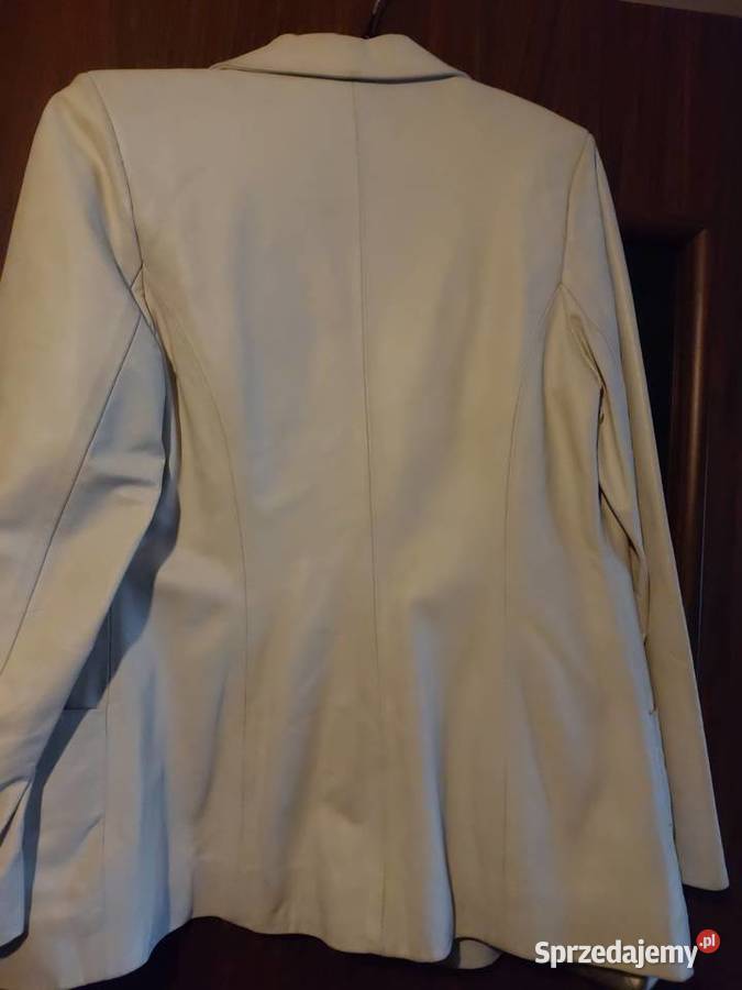 Marynarka skórzana biała SM skóra naturalna Wrocław
