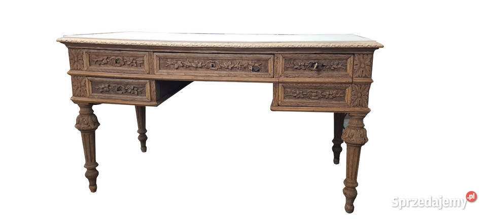 DĘBOWE BIURKO EKLEKTYCZNE Szczecin