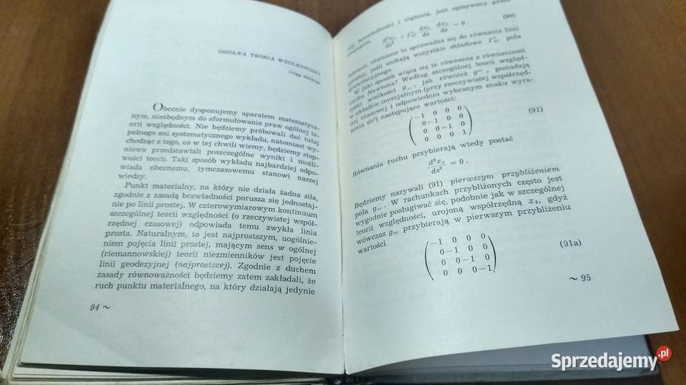 Istota teorii względności Albert Einstein wyd 1 Gdańsk