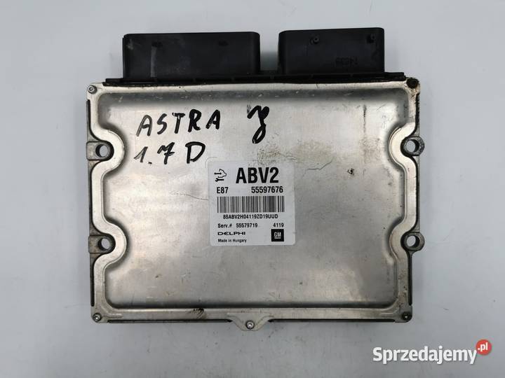Sterownik Silnika Opel Astra J 17 CDTI 55597676 Wyszków