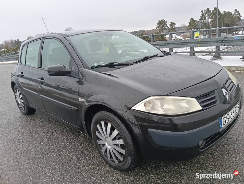 Renault Megane 15 DCI 2004r Panorama welurowa tapicerka