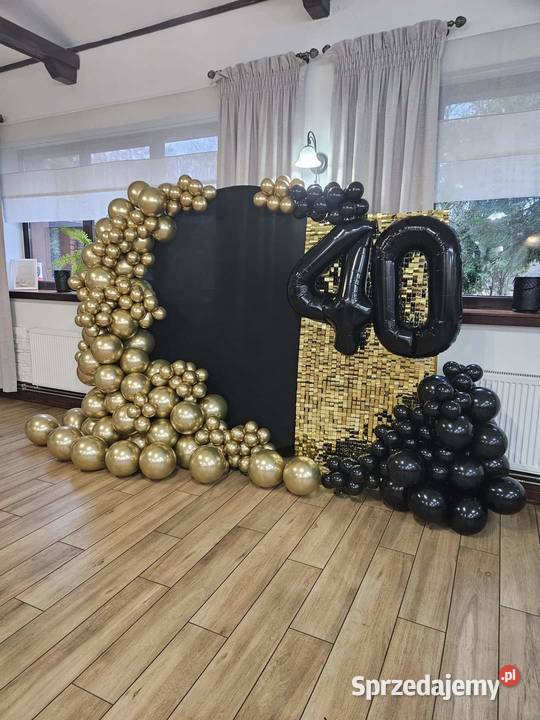 Ścianka balonowa do zdjęć urodziny 18 komunie Kalisz