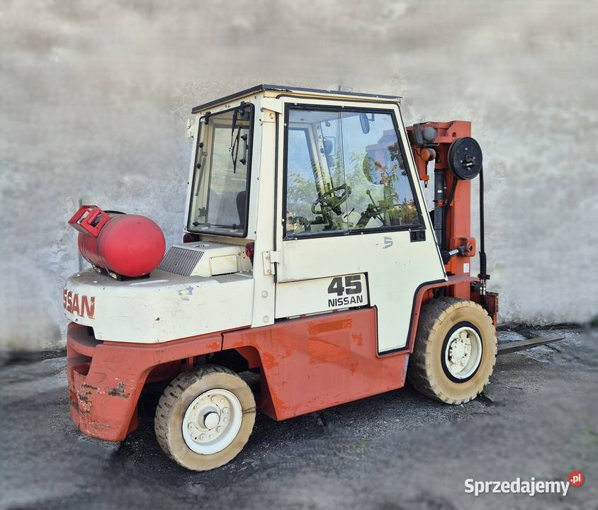 Nissan 4500 TRIPLEX kabina 4 sekcje wys 225 Wózki widłowe