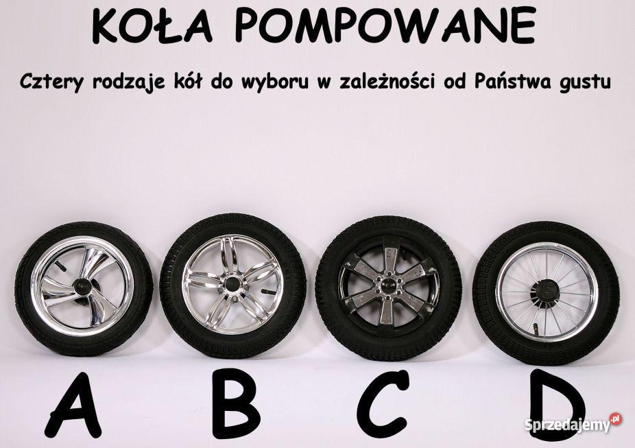 Wózek BabyMerc AGAT2 3w1 Amortyzatory
