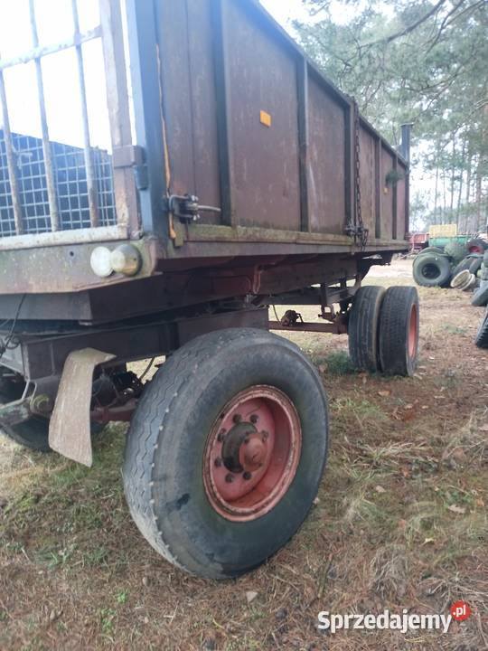 Przyczepa d55 3 stronny wywrot hl brandys nieuszkodzony Karsin sprzedam
