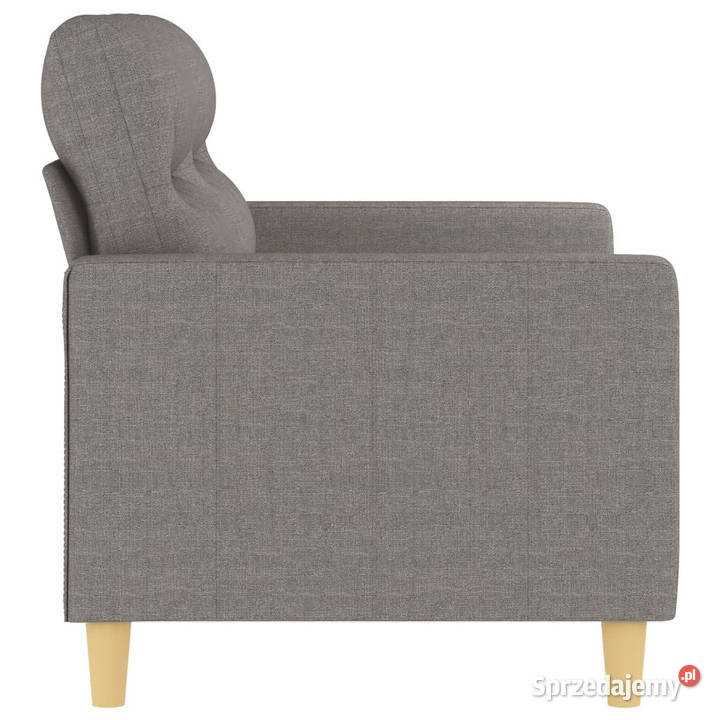 Sofa 2osobowa kolor taupe 120 tapicerowana Warszawa