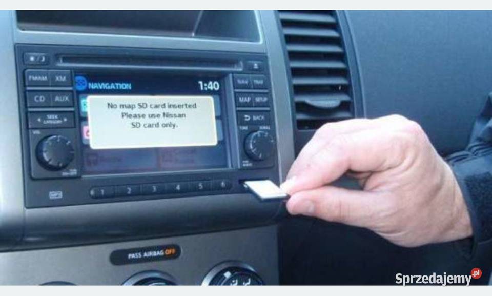 Polskie menu polski lektor Nissan Connect 1 LCN Aleksandrów Łódzki