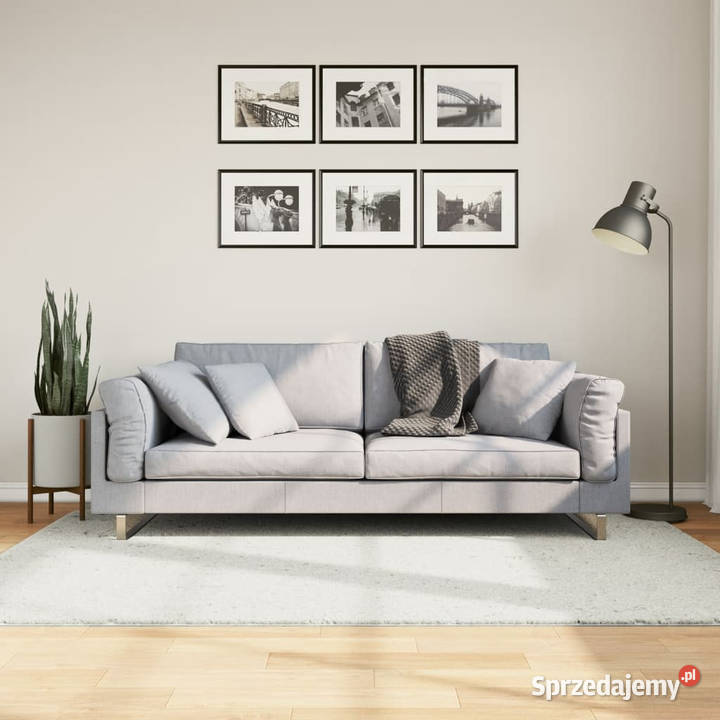 Dywan OVIEDO z krótkim włosiem kremowy 140x200 mazowieckie Warszawa