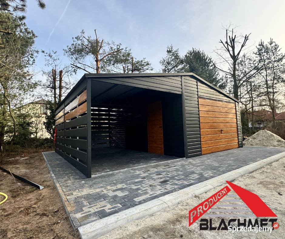 Garaż blaszany 7x6 producent profil poziom Mława sprzedam