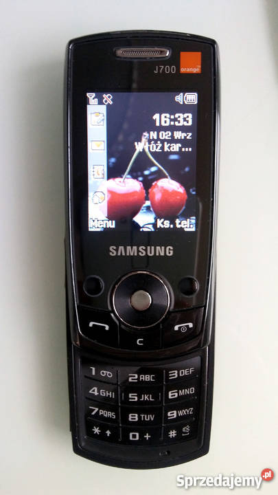 Samsung SGHJ700 z wysuwaną klapką niedotykowy Ruda Śląska