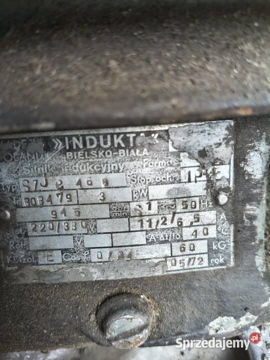 Silnik trzyfazowy 3kw Biała
