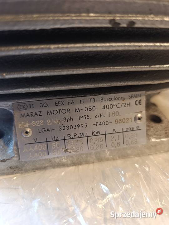 Silnik elektryczny produkcji MARAZ MOTOR z Gdynia