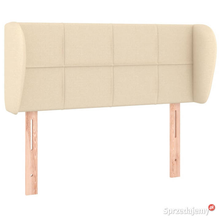Zagłówek uszak kremowy 93x23x7888 tkanina Warszawa sprzedam