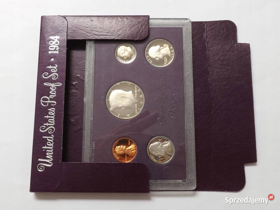 Kolekcjonerski Set monet USA 1984 Edycja Numizmatyka