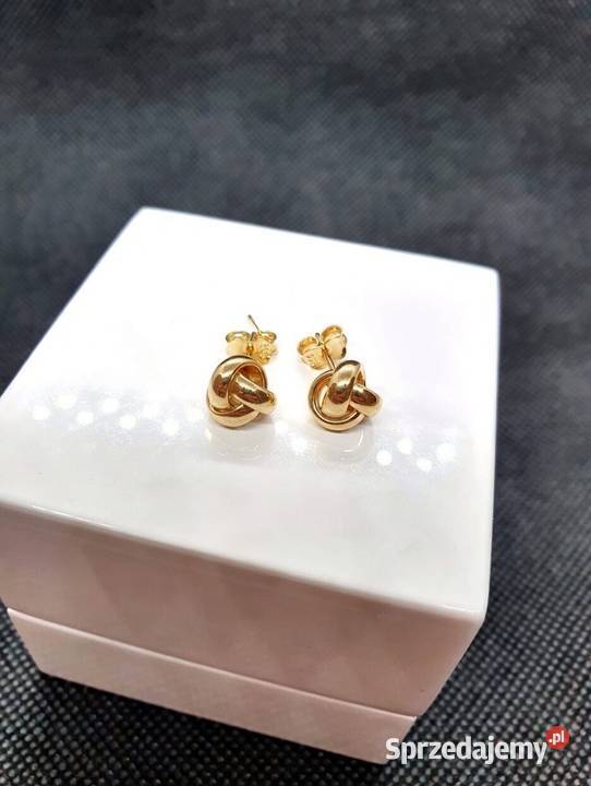 ŁADNE ZŁOTE KOLCZYKI Kołobrzeg