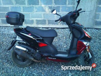duży i tani skuter Dynamic Tiger 50 2t Meszna