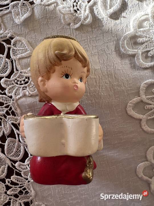 Aniołek świeca pamiątka PRL vintage lata 70te