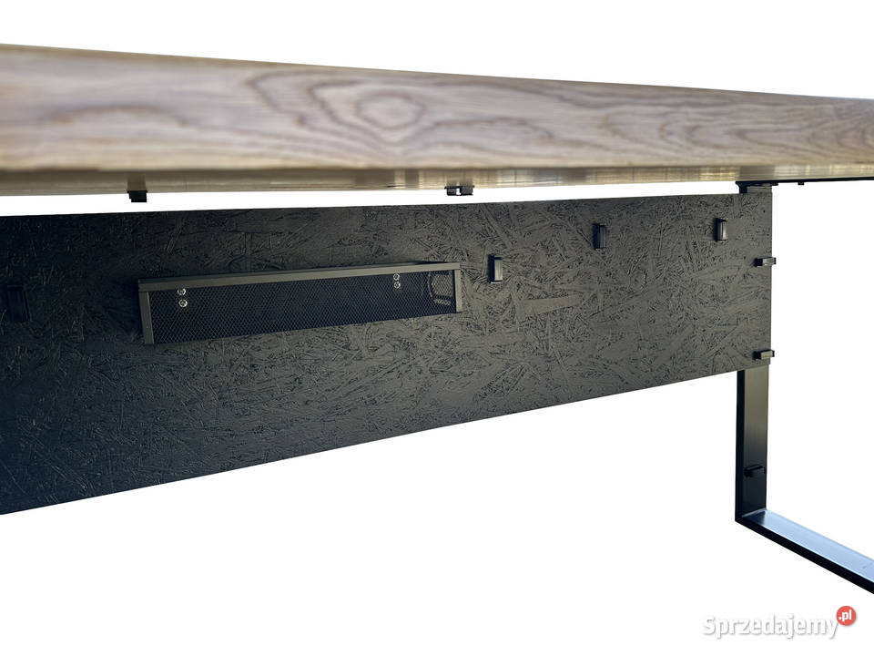 Biurko dębowe LOFT EdgarMeble duże 200x70 Katowice