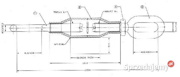Stabilizator 250 mm Z700544KR Pozostałe