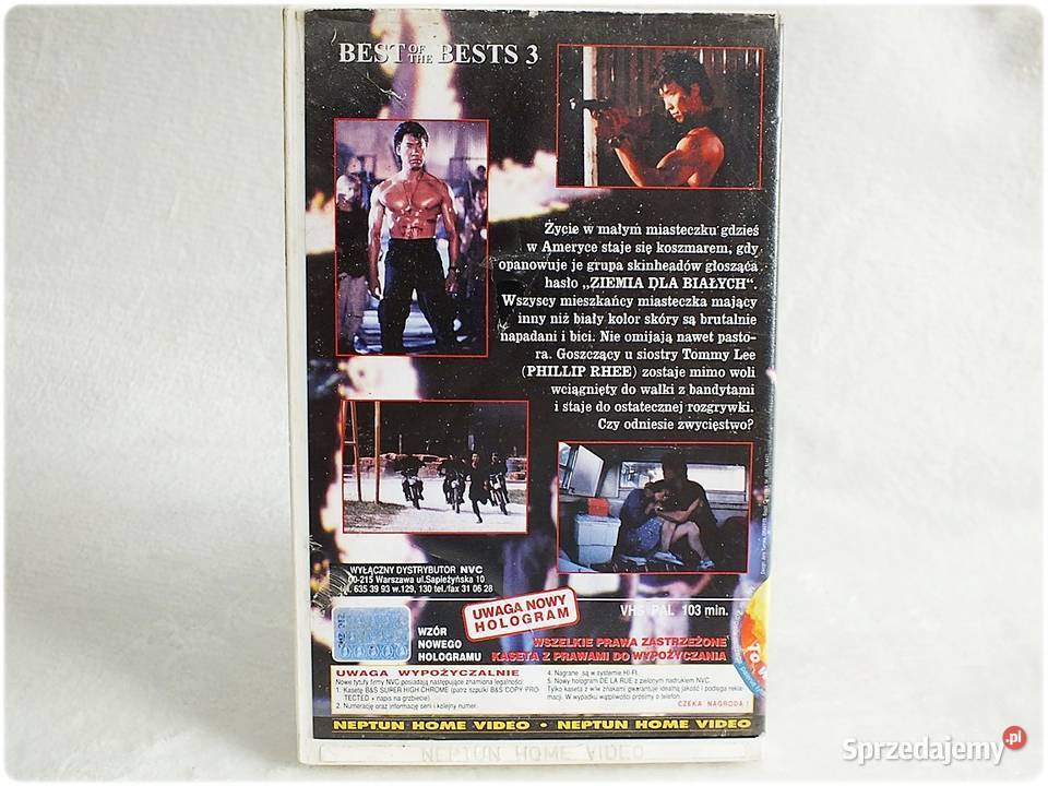 Kaseta VHS Najlepsi z Najlepszych 3 Bez Odwrotu Żary