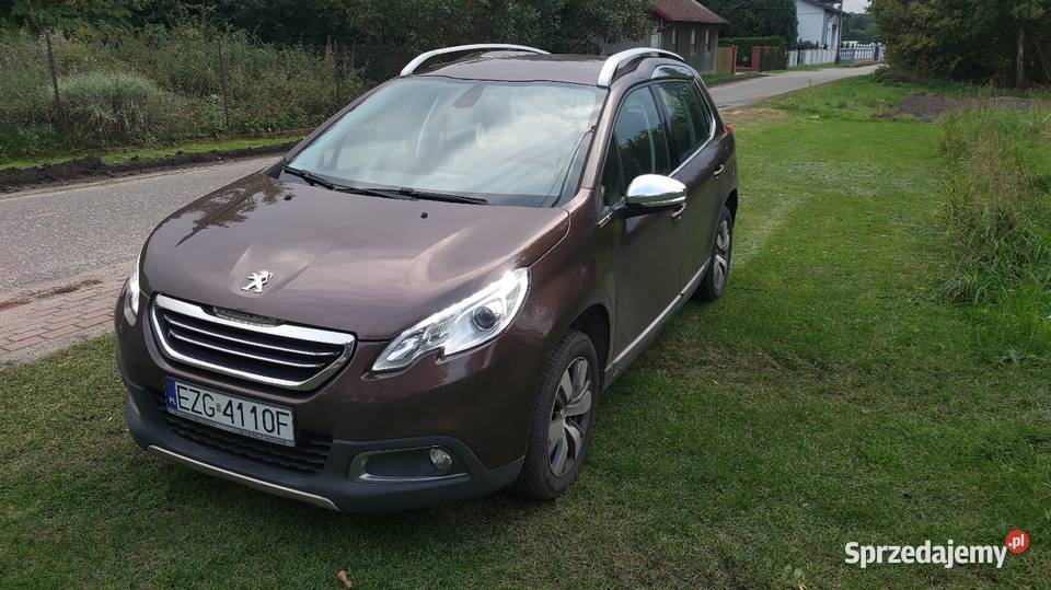 Peugeot 2008 16 eHDi 92 Automat Brązowy Metalik elektrochrom. lusterka boczne Ozorków sprzedam