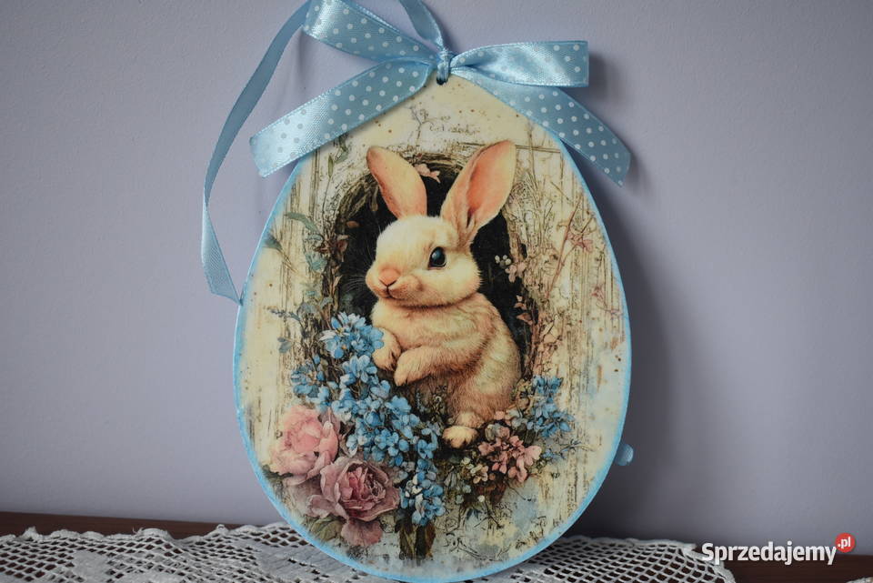 Jajko pisanka decoupage zawieszka dekoracja Warszawa