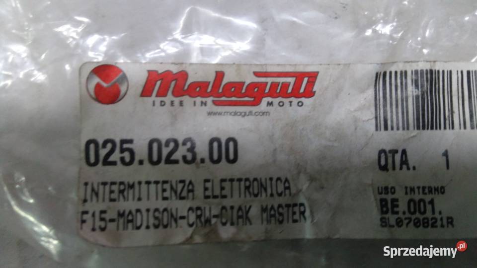 Przekaźnik przerywacz ORGINAŁ Malaguti F15 podlaskie Bielsk Podlaski