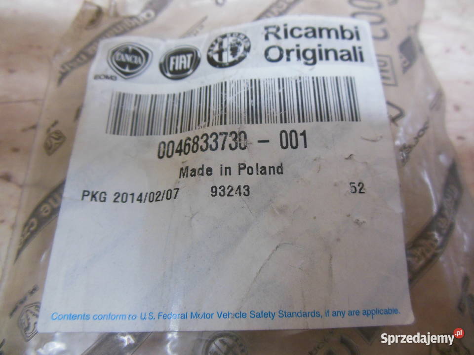 WSPORNIK PODPORA OTWIERANIA MASKI 46833730 osobowe