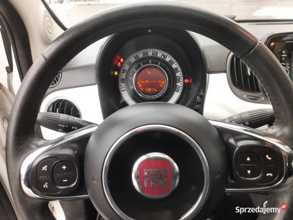 Fiat 500 12 Lounge EU6d Panorama Klima Navi Hatchback Jaśkowice