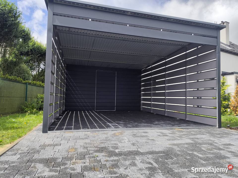 A17OTWARTY CARPORT na samochód Zadaszenie na blacha Piła