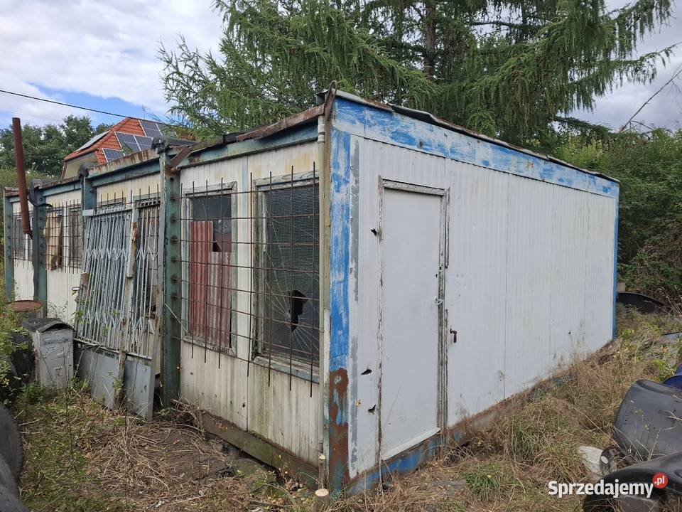 Kontenery zestaw 4 sztuk baraki na budowe
