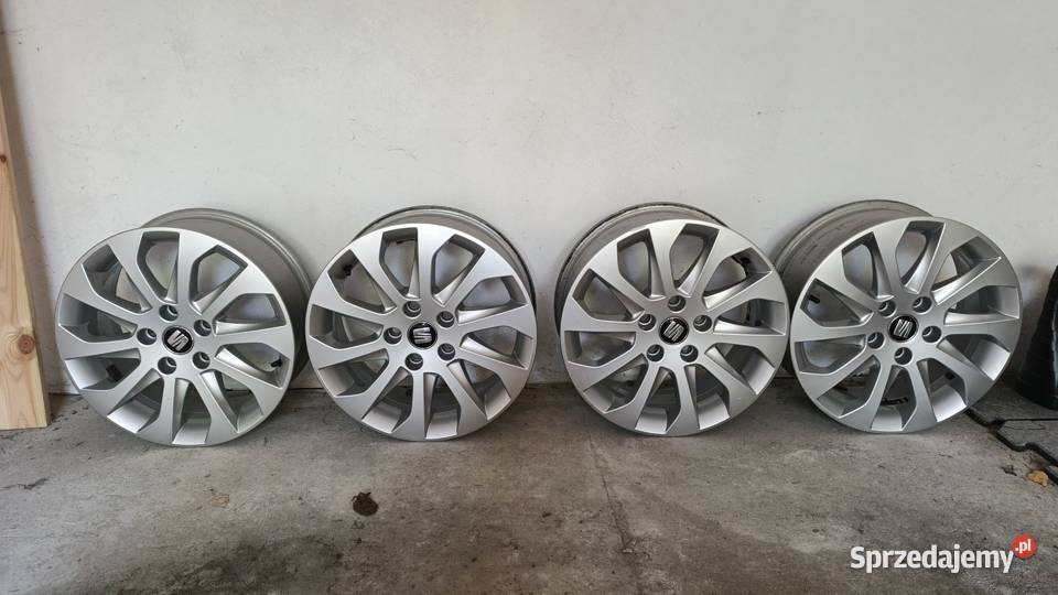 Felgi aluminiowe do Seata ET 46 5x112 stan Samochodowe Ostrowiec Świętokrzyski sprzedam