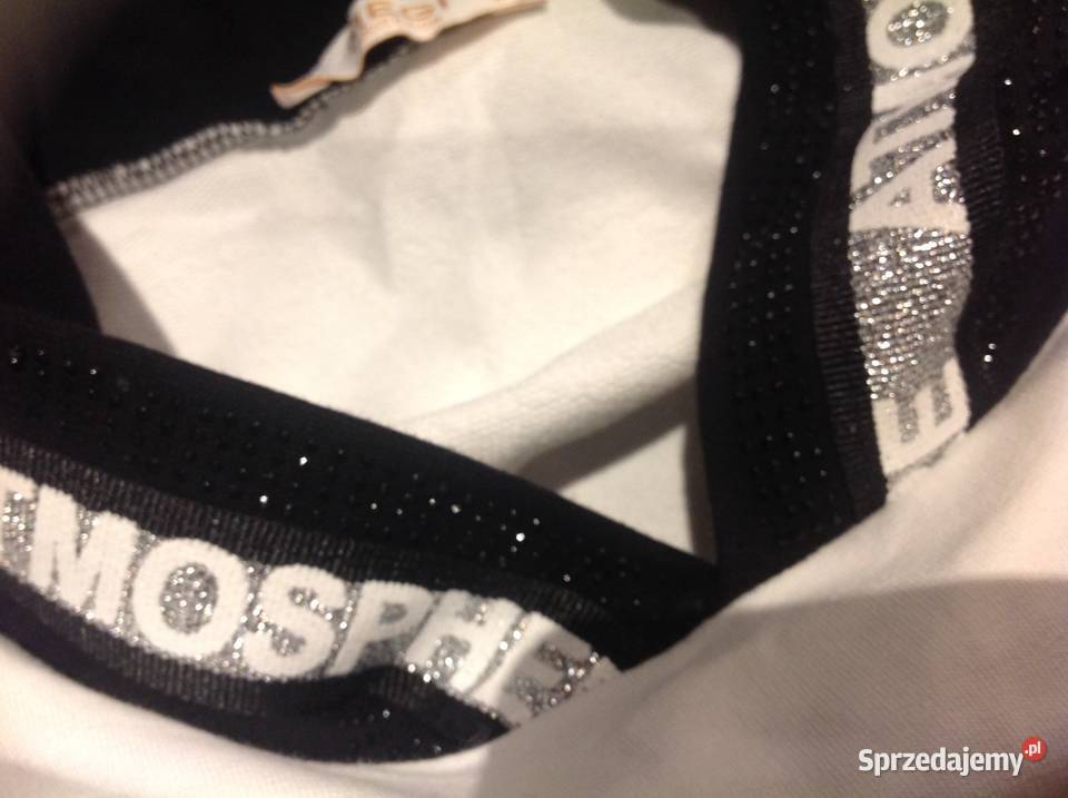 Bluza z Kapturem Biało Czarna Damska MEGI SM lubuskie Nowa Sól sprzedam