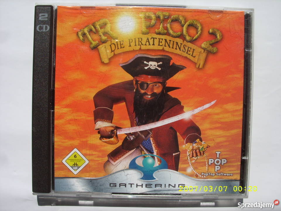 CD TROPICO 2DIE PIRATENINSEL 2CD Komputerowe PC Wołów