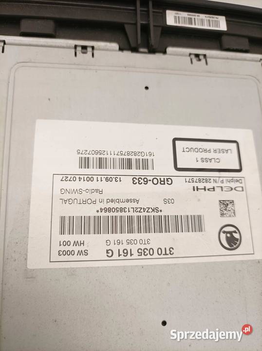 RADIO 3T0035161G Skoda Superb II 20082015 osobowe sprzedam