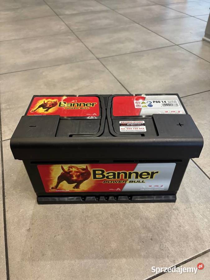 Akumulator Banner Power Bull 80Ah 700A EN PRAWY osobowe podlaskie Augustów