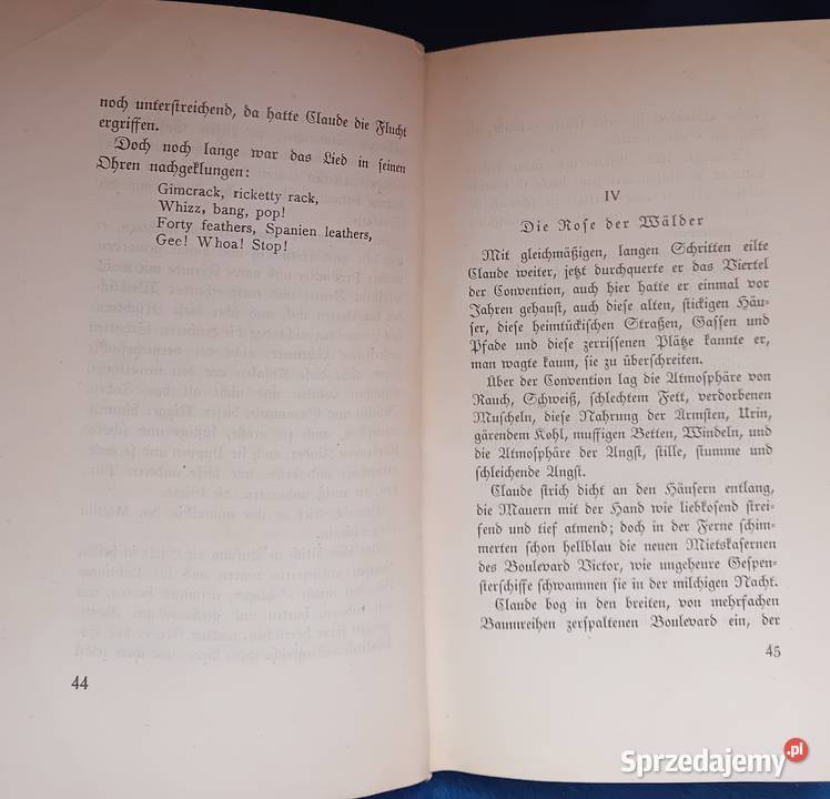 Ueberhoer Der Ruf der Tiefe Drei Masken Verlag wielkopolskie Koźminek sprzedam