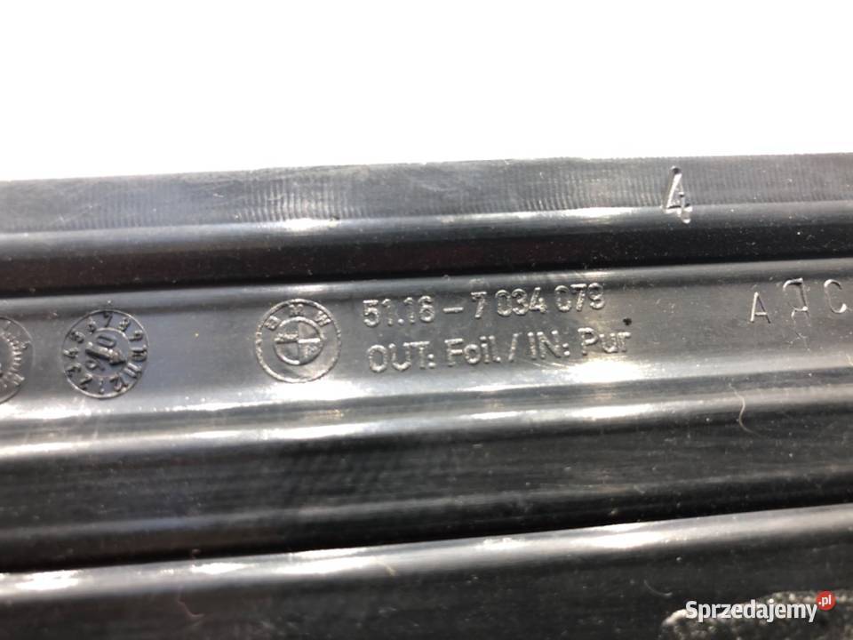 SCHOWEK PASAŻERA BMW E61 Kombi 0410 PÓŁKA DESKI