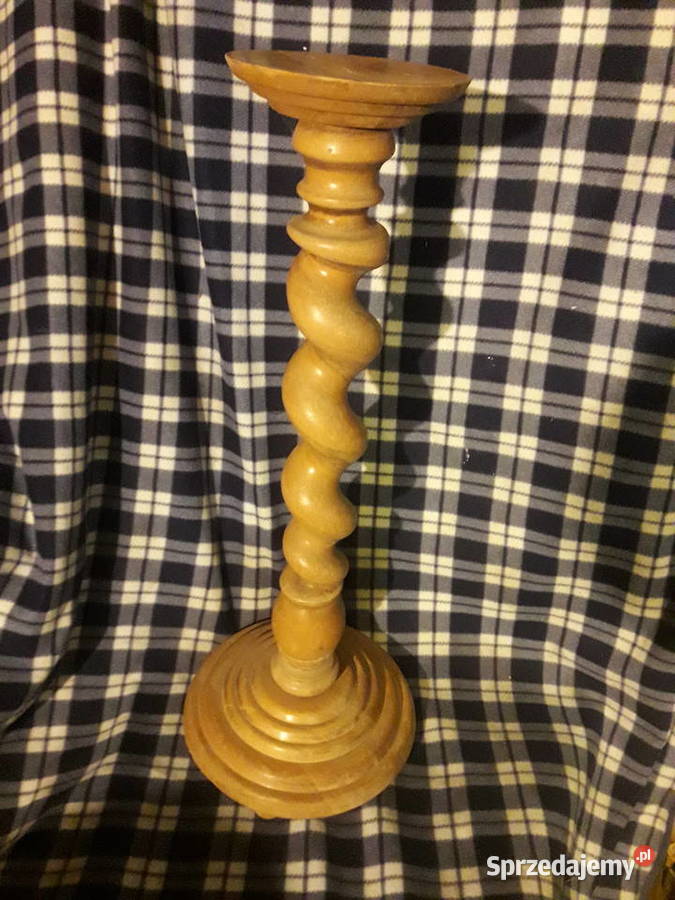 Świecznik drewniany zachodniopomorskie Szczecin