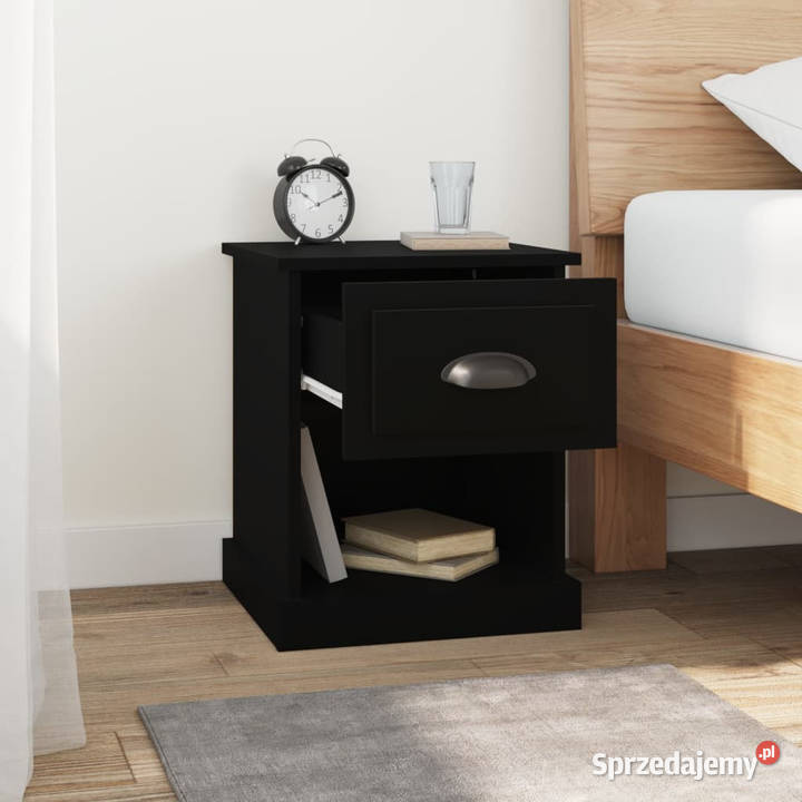 Szafka nocna czarna 39x39x475 materiał Warszawa