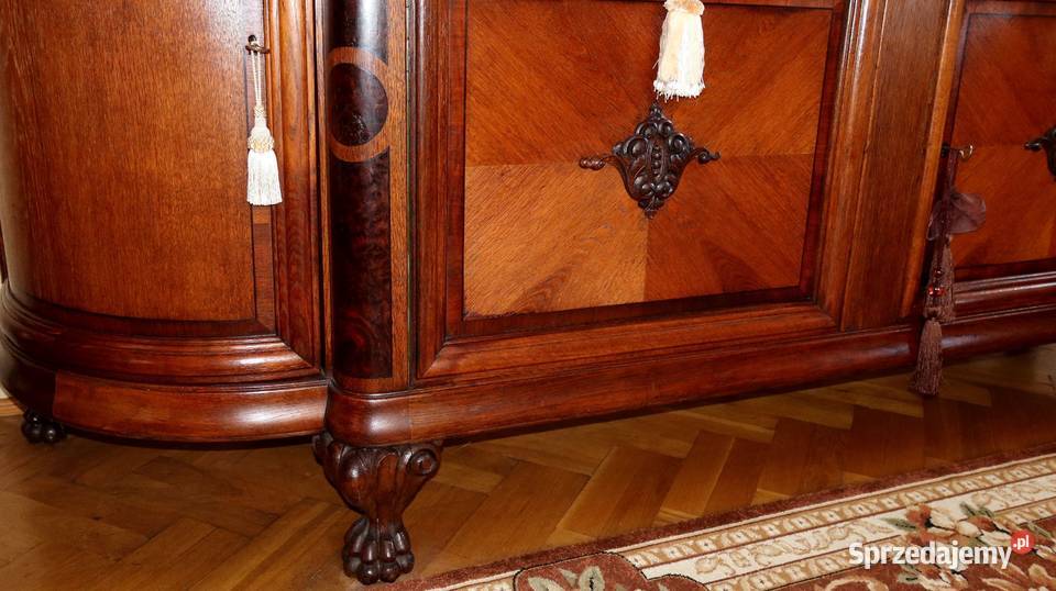 Pałacowa Fascynująca Komoda Bufet Dąb Lata dolnośląskie Ziębice