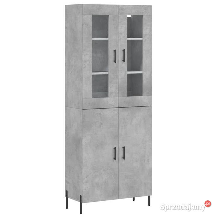 Witrynka szarość betonu 695x34x180 materiał Warszawa